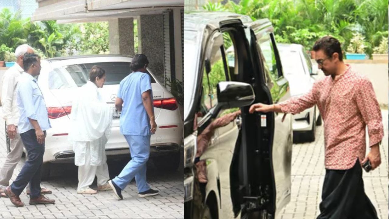 Aamir Khan, mother visit ex-wife Aamir Khan, mother visit ex-wife